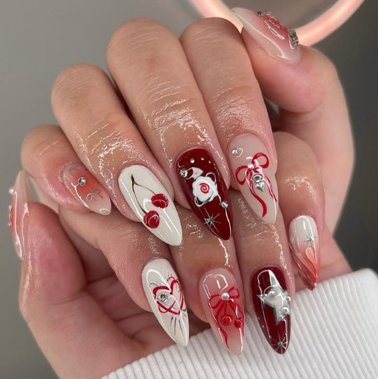 Inspirasi Nail Art Kuku Panjang Elegan dan Modern