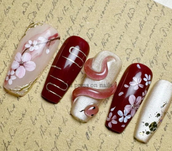 Nail Art Imlek Cantik untuk Meriahkan Tahun Baru China