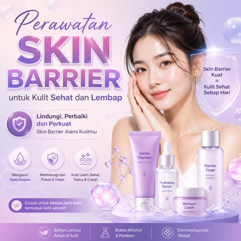 Perawatan Skin Barrier untuk Kulit Sehat dan Lembap
